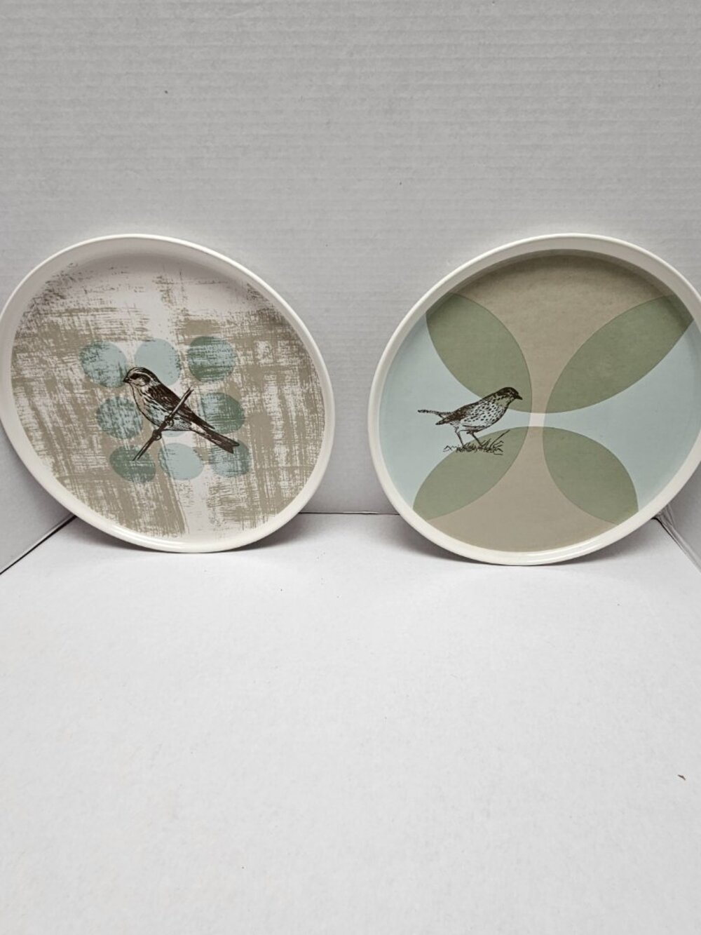 Lot 2 EVERWARE Bethany Lowe Designs 11" Dinner Plates Spot Bird Series 11"